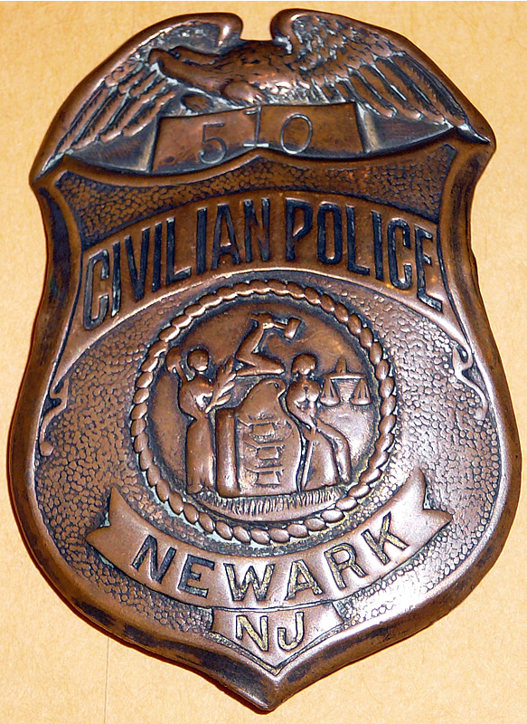 Civilain Police Newark NJ #510
Photo from Edward R. FitzGerald
