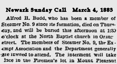 Budd, Alfred
Engine Co. 09
March 4, 1883
