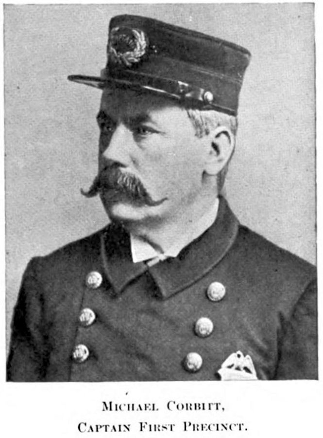 Corbitt, Michael Captain
From "History of the Police Department of Newark NJ 1893"
