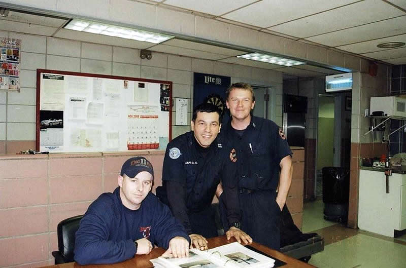 2008
FF Danny Iberer, Capt. Orlando Arce, FF Krzystof (Chris) Sroka
Photo from Jule Spohn
