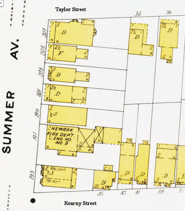 1909 Map
197 Summer Avenue
