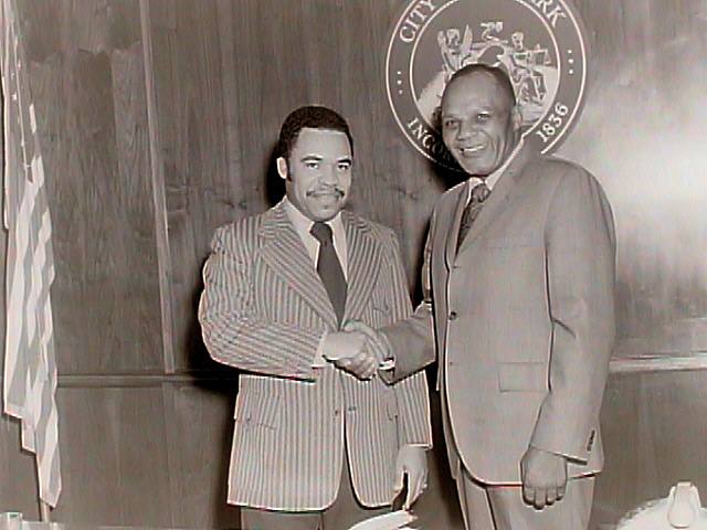 Kenneth Gibson with Jersey Joe Wollcott
Photo from Luke G. Laterza
