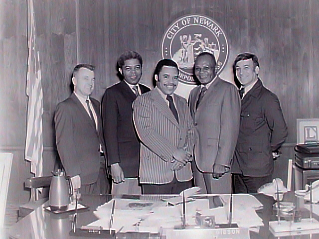 Kenneth Gibson with Jersey Joe Wollcott
Also Joe Bolton and Director Spina

Photo from Luke G. Laterza
