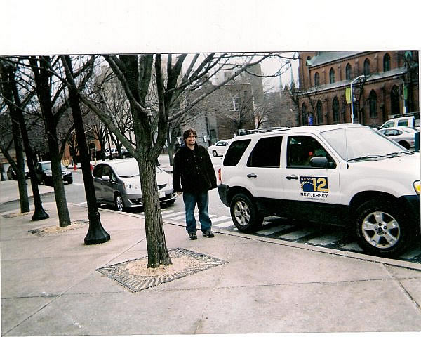 News12 Camerman waiting to go into the Museum
Photo from Helen Clayton
