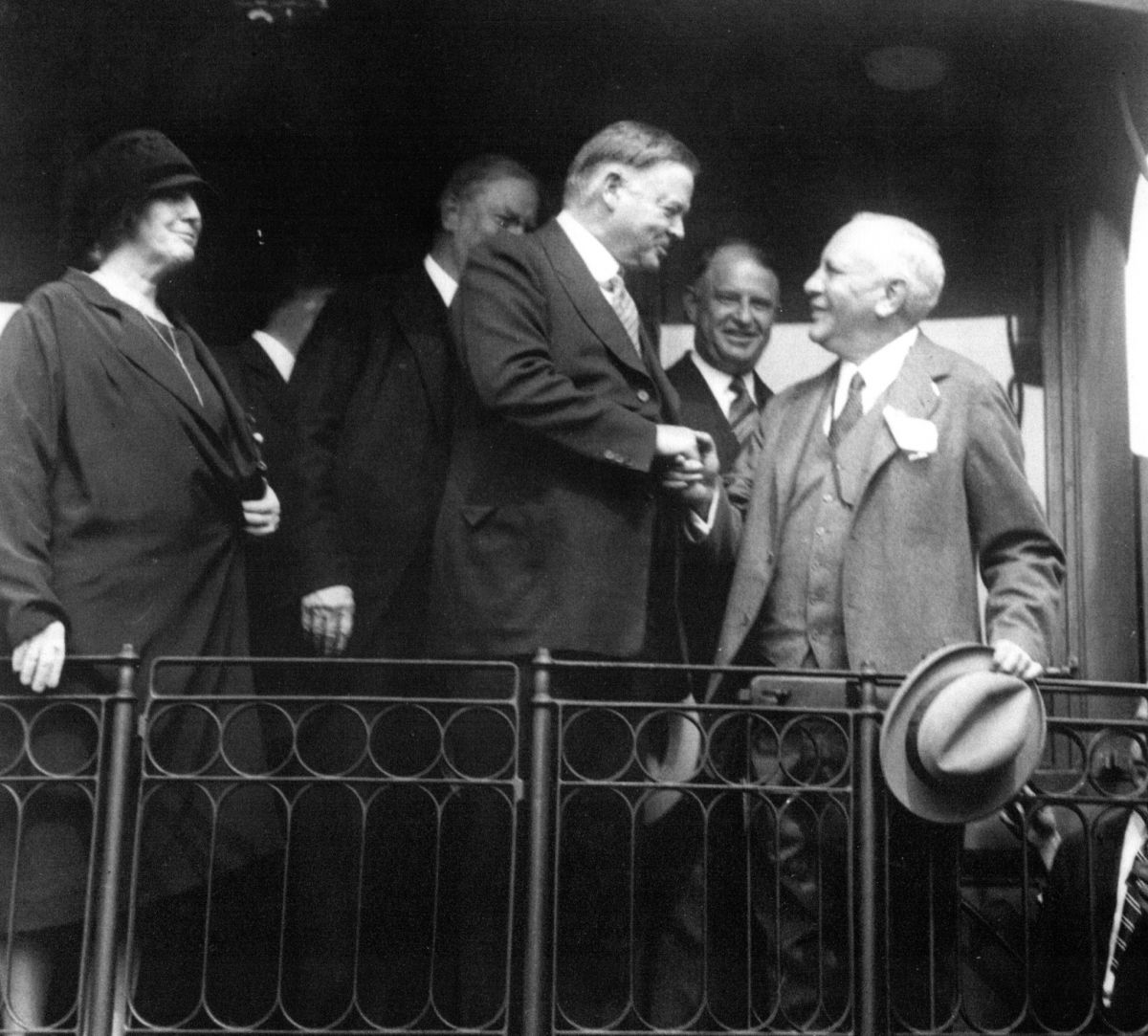 With Herbert Hoover
At the South Street Station
Photo from Bobby Cole
