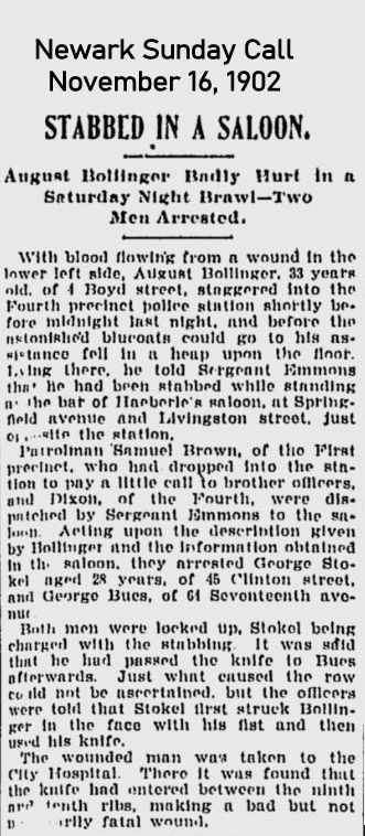 Stabbed in a Saloon
November 16, 1902
