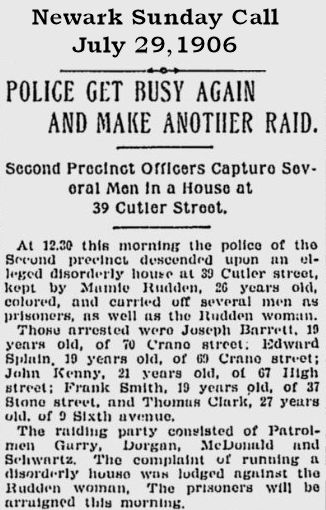 Police Get Busy Again and Make Another Raid
July 29, 1906
