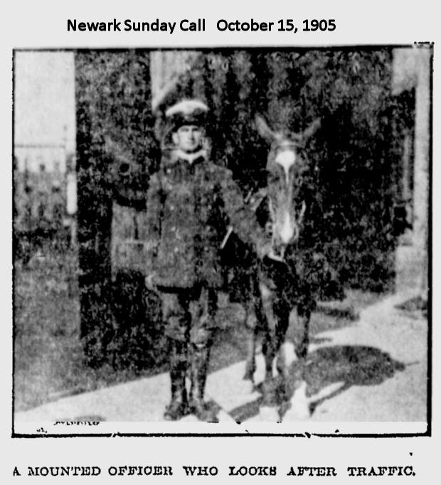 A Mounted Officer Who Looks After Traffic
October 15, 1905
