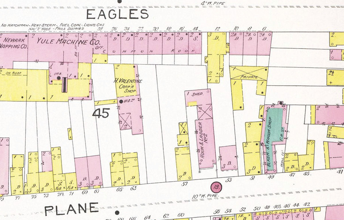 1892 Map
55 Plane Street
