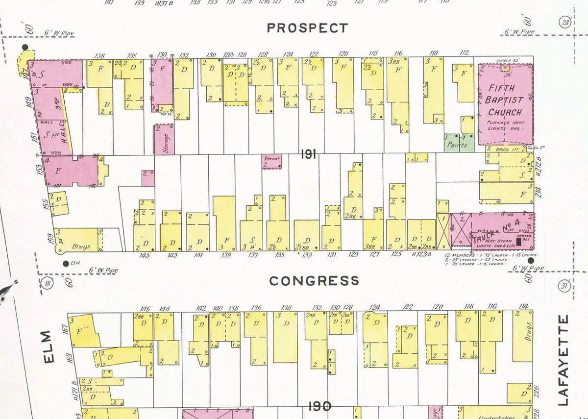 1908 Map
Lafayette & Congress Streets
