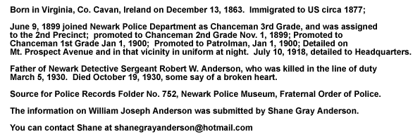 Anderson, William Joseph
Information

